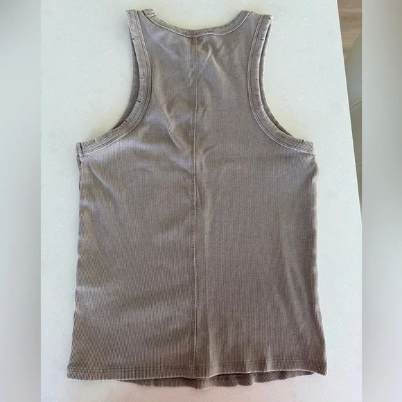 ZARA Washed Rib Tank Top - Picture 4 of 6